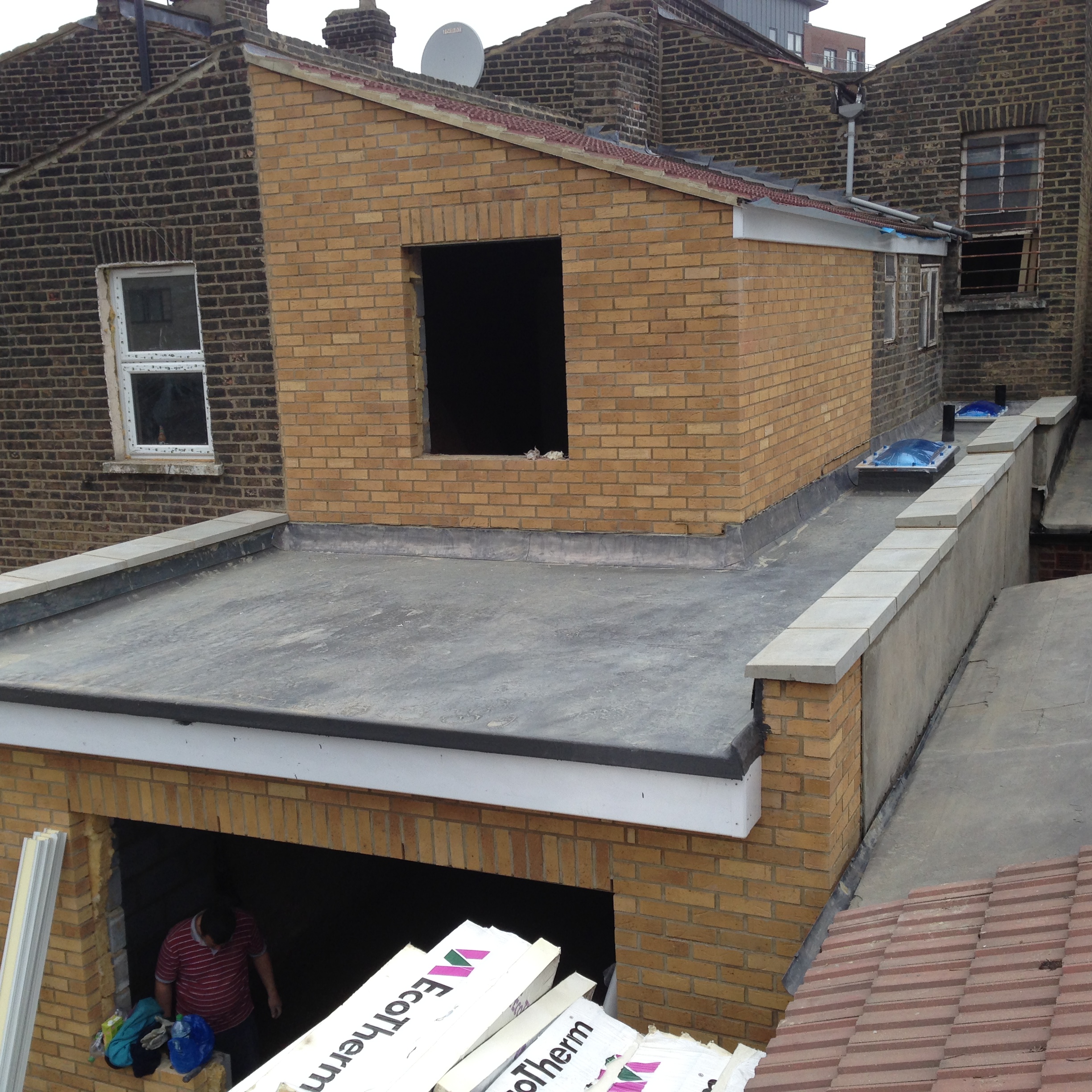 Residential house extension construction project by A&B London Construction