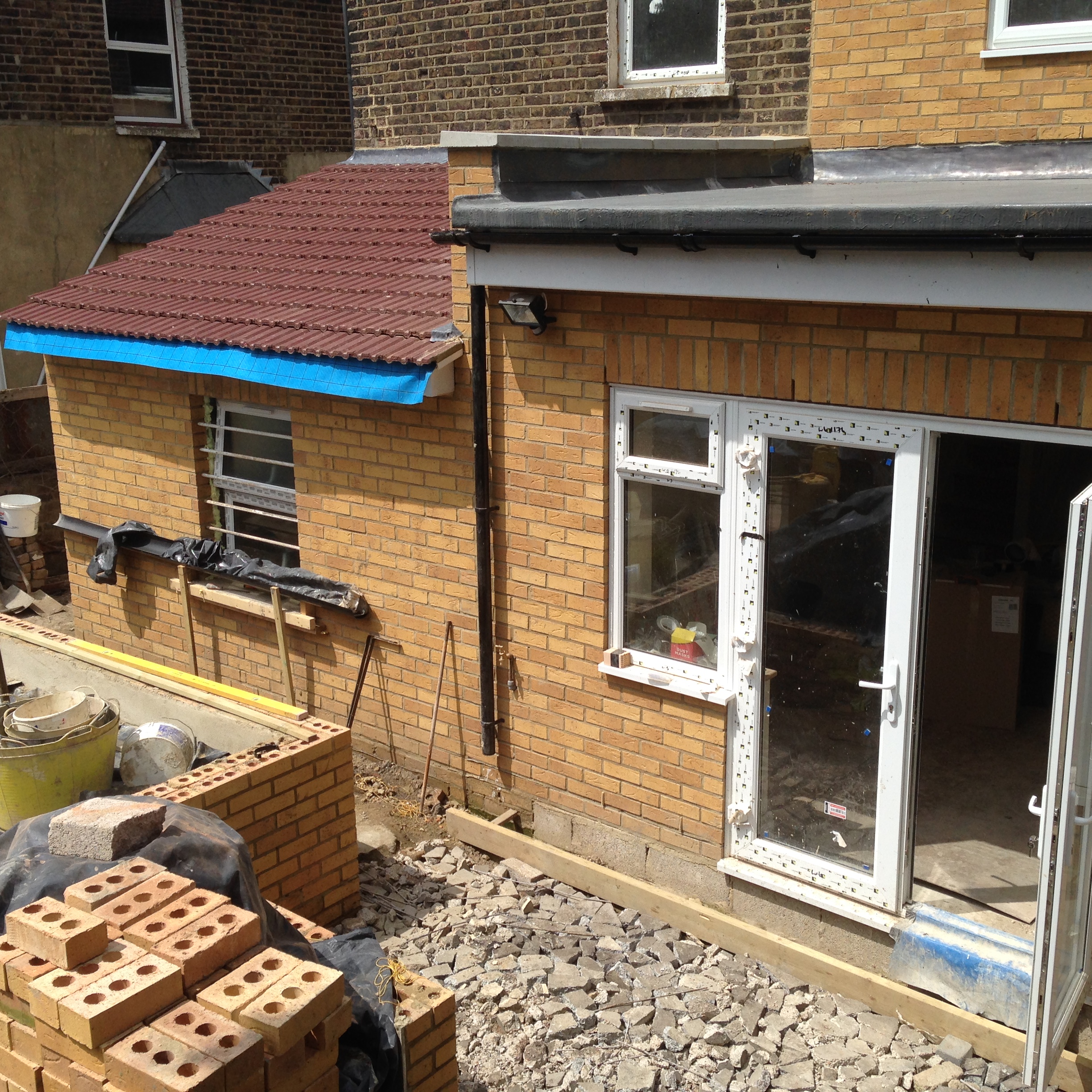 Residential house extension construction by A&B London Construction
