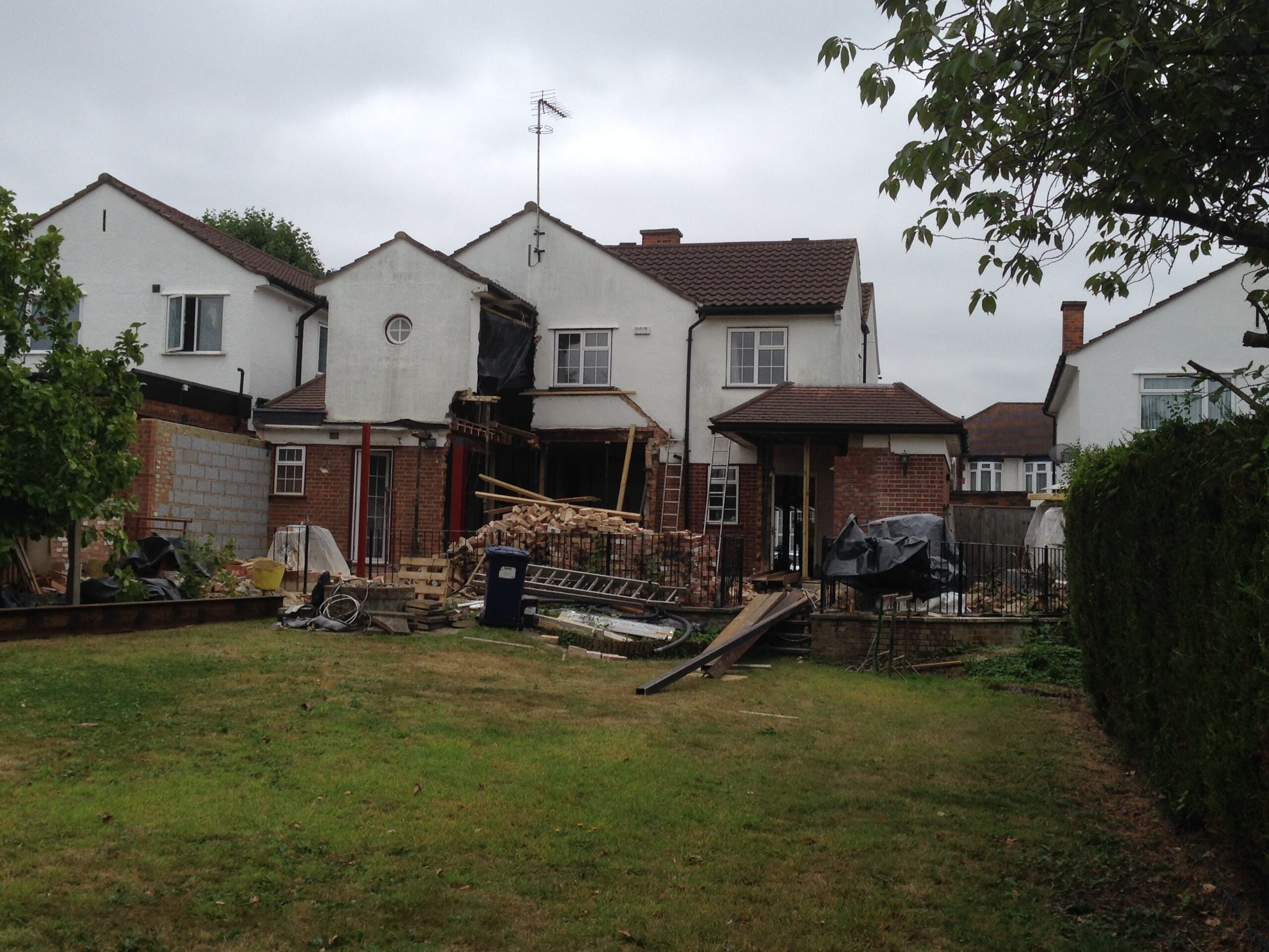 Residential construction project by A&B London Construction Services