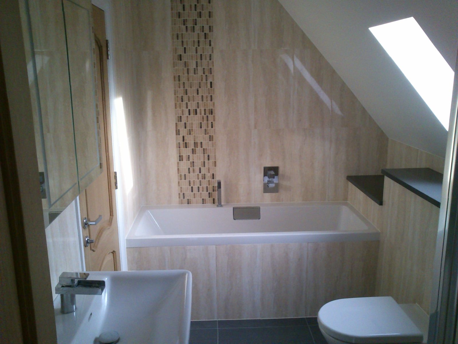 Residential bathroom installation by A&B London Construction