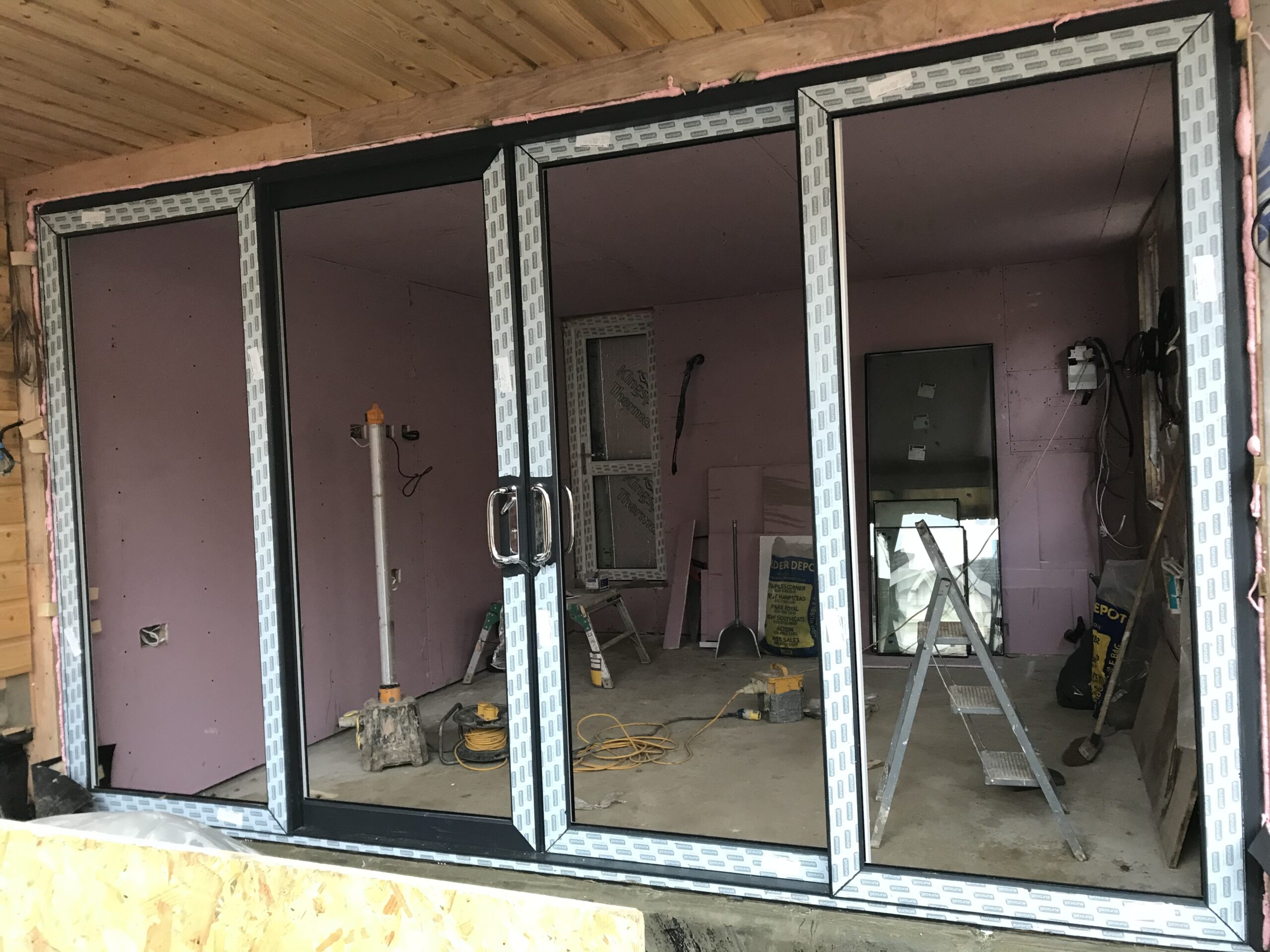 Residential garage conversion project in London
